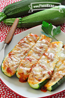 Zucchini Pizza Boats