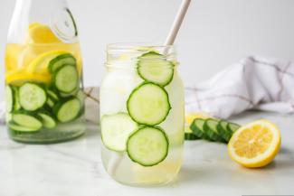 Cucumber Ginger Lemon Water