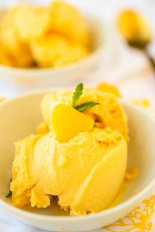 Vegan - Mango Coconut Ice Cream