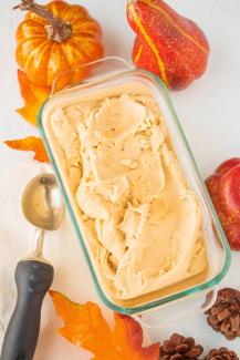 Vegan Pumpkin Spice Ice Cream