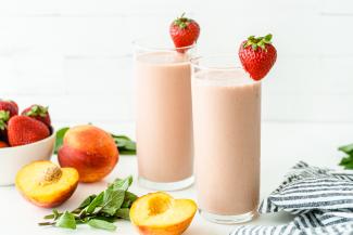 Strawberry Peach Smoothie